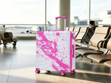 28 Inch PC Spinner Wheel Luggage, Carry on Suitcase, With Printed pattern and Combination Lock W2787P487191