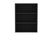 Black Wall Cabinet with Open Storage B062P252211
