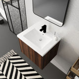 Bathroom Cabinet With Sink,Soft Close Doors,Float Mounting Design,24 Inch For Small W99952550