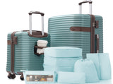 Hardshell Luggage Set with TSA Lock, 360&deg Spinner Wheels, Lightweight Durable Travel Suitcases N730P261826C