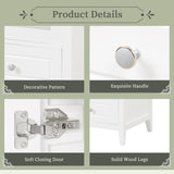 20" Bathroom Vanity with Sink, Bathroom Cabinet with Soft Closing Glass Door, A Drawer, White N725P185457K