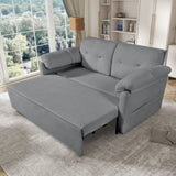 Convertible Pull Out Sofa Bed Queen Size, 3-in-1 Convertible Sleeper Couch with Thicked Cushions and W3163P269700