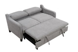 69"3 in 1 Convertible Queen Sleeper Sofa Bed, Modern Fabric Loveseat Futon Sofa Couch w/Pullout Bed, W1417132011
