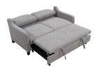 ZUN 69"3 in 1 Convertible Queen Sleeper Sofa Bed, Modern Fabric Loveseat Futon Sofa Couch w/Pullout Bed, W1417132011