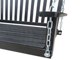 Front Porch Swing with Armrests, Wood Bench Swing with Hanging Chains,for Outdoor Patio ,Garden 39418244