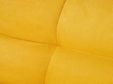 75" Flared Arm Convertible Sleeper Sofa-Yellow 38289341