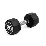 20LBS Premium Octagonal Dumbbell, Large Numbers, Hard Chrome Plated Handle Dumbbells to Assist with 93232226