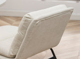 Milos Contemporary Upholstered Dining Chairs, Set of 2, Vanilla White T2574P245418