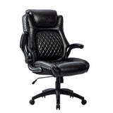 ZUN Big & Tall 400lb Ergonomic Leather Office Chair Executive Desk Chair W1692122266