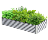 ZUN 6x3x1.5ft Galvanized Raised Garden Bed, Outdoor Planter Garden Boxes Large Metal Planter Box for W1859P197905