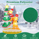 7ft Inflatable Christmas Tree with Gingerbread Men - 7 LED Lights, IP44 Waterproof, Quick 13427032