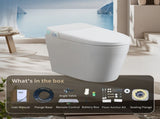 Tankless Smart Toilet With Bidet Built In, One-piece Bidet Toilet Seat, Auto Flush,Heated Seat, Warm T5879P506526