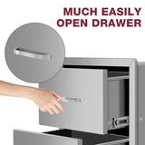 Double Drawer cabinets for outdoor kitchens or courtyards W3167P303252