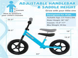 Toddler Balance Bike for 2-5 Years - Adjustable Height, 6.3LBS Lightweight & 11" Foam Tires 84442469