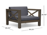 BRAVA CLUB CHAIR 65545.00DGRY