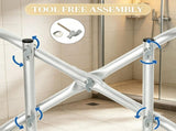 Adjustable Height Padded Shower Chair with Arms And Back Anti-slip Bath Seat for Seniors And 35514672