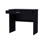 ZUN Black Storage Desk with Drawer and Shelf B062P175189