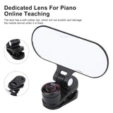 Online Class Lens Clipon Piano Teaching Dedicated Fisheye WideAngle Overhead Shot Lens 44007355