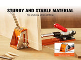 Pocket Hole Jig Kit Aluminum Alloy Adjustable Depth 1/2-1 1/2 Inch with 2 Step 19089300