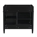 36'' Bathroom Vanity without Top Sink, Modern Bathroom Storage Cabinet with 2 Drawers and a Tip-out N710P186084B