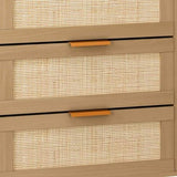 6 drawers Rattan dresser Rattan Drawer, Bedroom,Living Room W75763040
