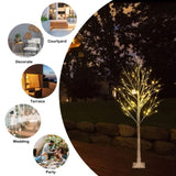 4FT Snowflake Christmas Tree with 48 LED Lamp 30214895