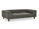 Pet sofa with backrest and armrests, modern rectangular pet sofa suitable for medium and large dogs, W487P228083