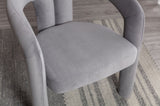 COOLMORE Contemporary Designed Velvet Fabric Upholstered Accent/Dining Chair /Barrel Side Chairs W395103726