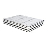 ZUN 12-inch Queen Mattress Highly Breathable Quilted Cover Hybrid Mattress, White, Plush Foam Mattress B011P213352