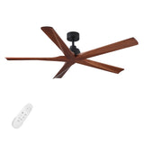 60" Black Lowe Profile Ceiling Fan without Light W1367P270467