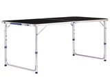 4Ft Portable Multipurpose Folding Table black 19535888