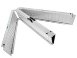 8FT, Anti-Slip Aluminum Folding Portable Handicap Threshold Entry Ramp for Home, Doorways Steps, 71327840