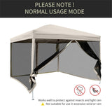 ZUN 3X3M Pop Up Canopy Party Tent -AS （Prohibited by WalMart） 33067789