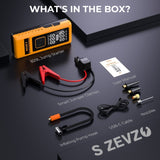 S ZEVZO 4000A Car Jump Starter with Air Compressor, 150PSI 11169263