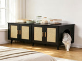 Wooden Cat Box Cabinet 38341841