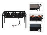 Outdoor Camp Stove High Pressure Propane Gas Cooker Portable Cast Iron Patio 17328153