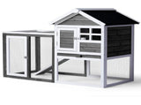 Wooden Rabbit Hutch Outdoor Chicken Coop Indoor Bunny Cage with Run, Guinea Pig House Pet House with 92638093