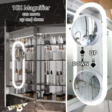 Smart LED Medicine Cabinet with Built-in High-Power Outlet 36*36inch Stepless Dimming & Anti-Fog W637P148122