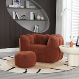 Soft Bean Bag Chair with High Resilient Foamfor living room and bedroom,Comfortable Square W1996P182139