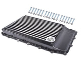 Heavy Duty Cast Aluminum Transmission Oil Pan Replacement for Ford F-150 Mustang Expedition Ranger 62081810