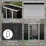 Outdoor Garden Storage Shed Tool House 87266435