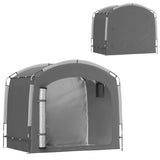Dark Gray Bike Storage Shed Tent for 3-4 Bicycles 16118093