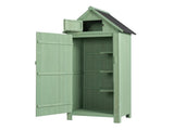 Fir wood Arrow Shed with Single Door Wooden Garden Shed Wooden Lockers 52354080