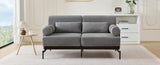 Modern Loveseat Sofa 59" Sofa Couch 2-Seater Sofa with Flexible USB Ports , Unique Cylindrical N719P290584E