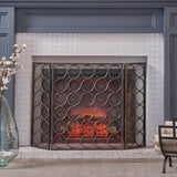 FIRE SCREEN 65179.00BLKSILV