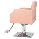 ZUN PVC leather aluminum alloy foot pedal rivet type square chassis high oil pump barber chair 150kg 96072423