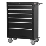 6-Drawer Rolling Tool Chest Cabinet, Large Capacity Metal Tool Box with Wheels and Locking, Roll 09095142