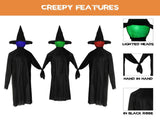 Halloween Black Witches with Change Colors 98970562