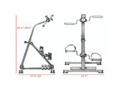Pedal Exerciser for Seniors, Height-Adjustable Hand, Arm, Knee & Leg Exercise Machine with LCD 91278263