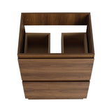 24" Bathroom with Double drawer,Freestanding Bathroom Cabinet,Engineering Wood,Brown W1972P188244